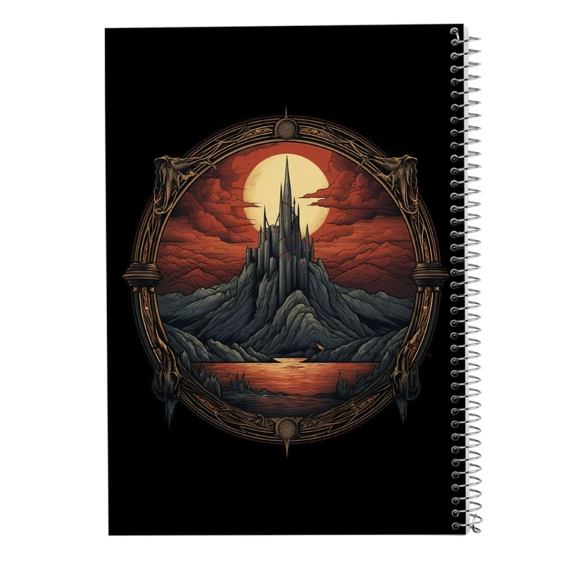 دفتر شطرنجی 50 برگ مدوپد مدل  ارباب حلقه ها The Lord of the Rings کد DF3080