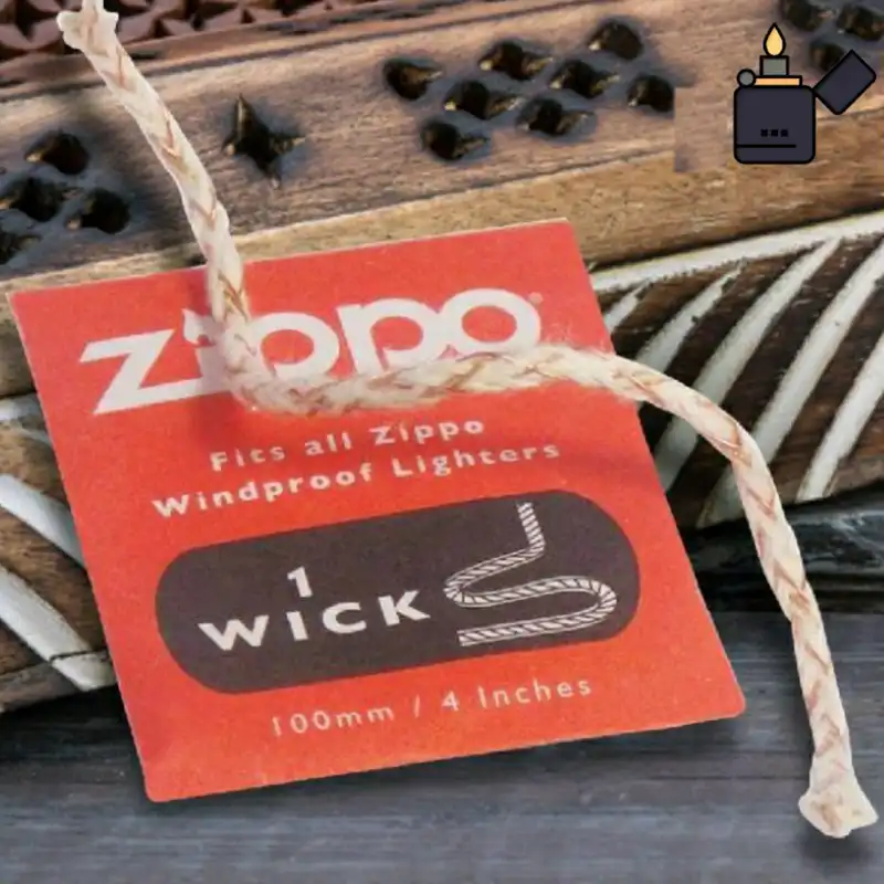 فیتیله فندک زیپو مدل ORIGINAL WICK بسته 4 عددی