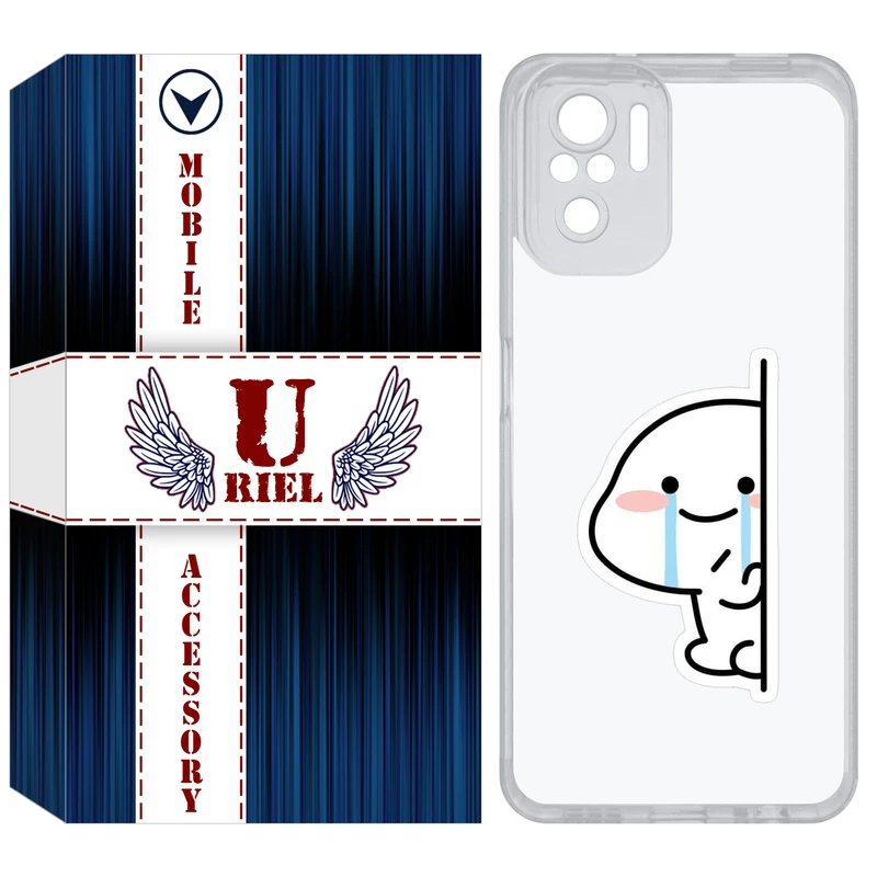 کاور یوریل مدل Clear کد 91 طرح اشک مناسب برای گوشی موبایل شیائومی Redmi Note 10 4G / Note 10S / Poco M5s