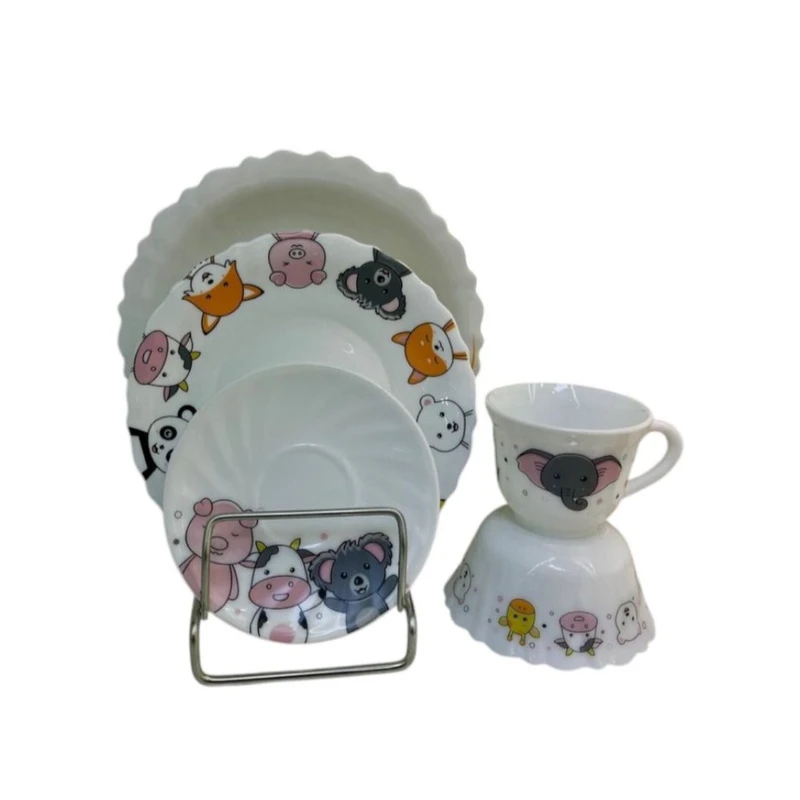 سرویس غذاخوری ۵ پارچه کودک پارس اپال مدل طبیعت کد ۷۵۴ 