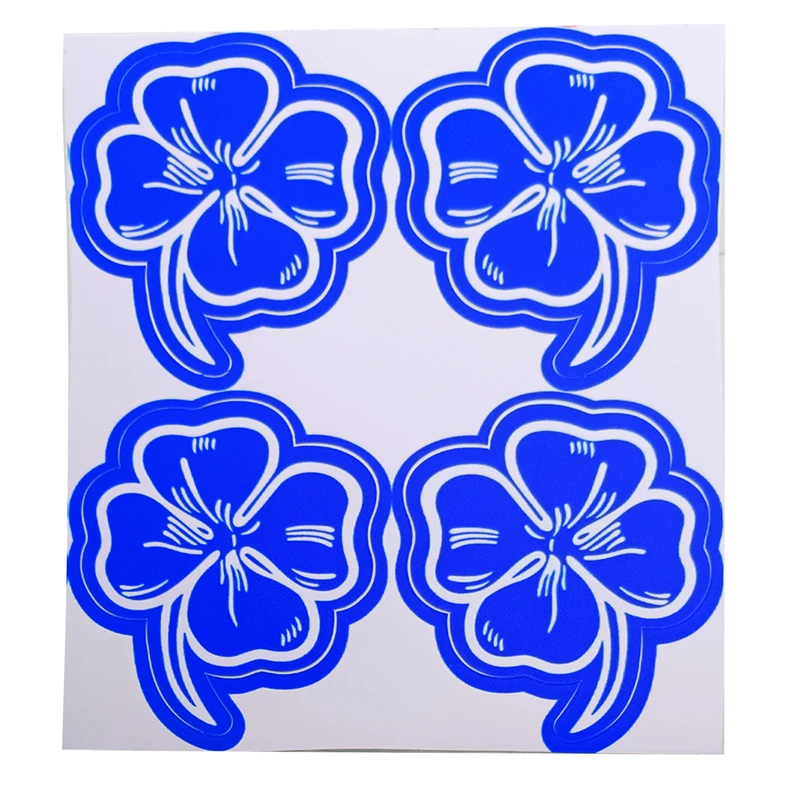 برچسب پلاک خودرو طرح گل مدل ABI