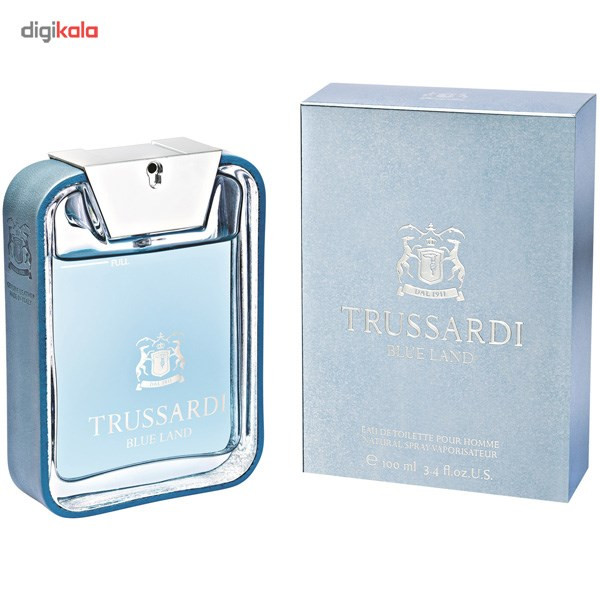 ادو تویلت مردانه تروساردی مدل Blue Land حجم 100 میلی لیتر ادو تویلت مردانه تروساردی مدل Blue Land حجم 100 میلی لیتر