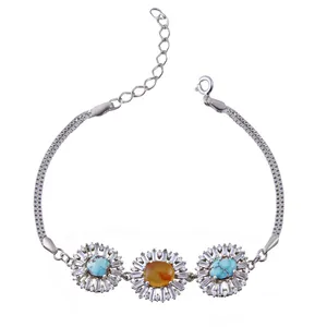    دستبند نقره زنانه بازرگانی میلادی کد DP_078