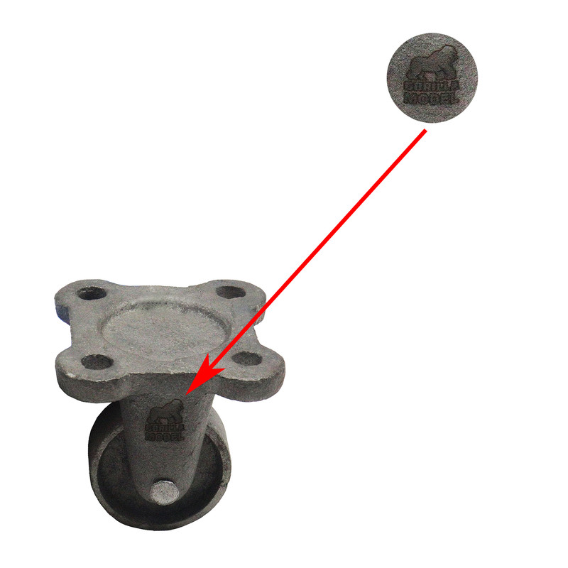 چرخ کفی دار مدل گوریلا کد YP-CHODAN-SABET-5.5CM