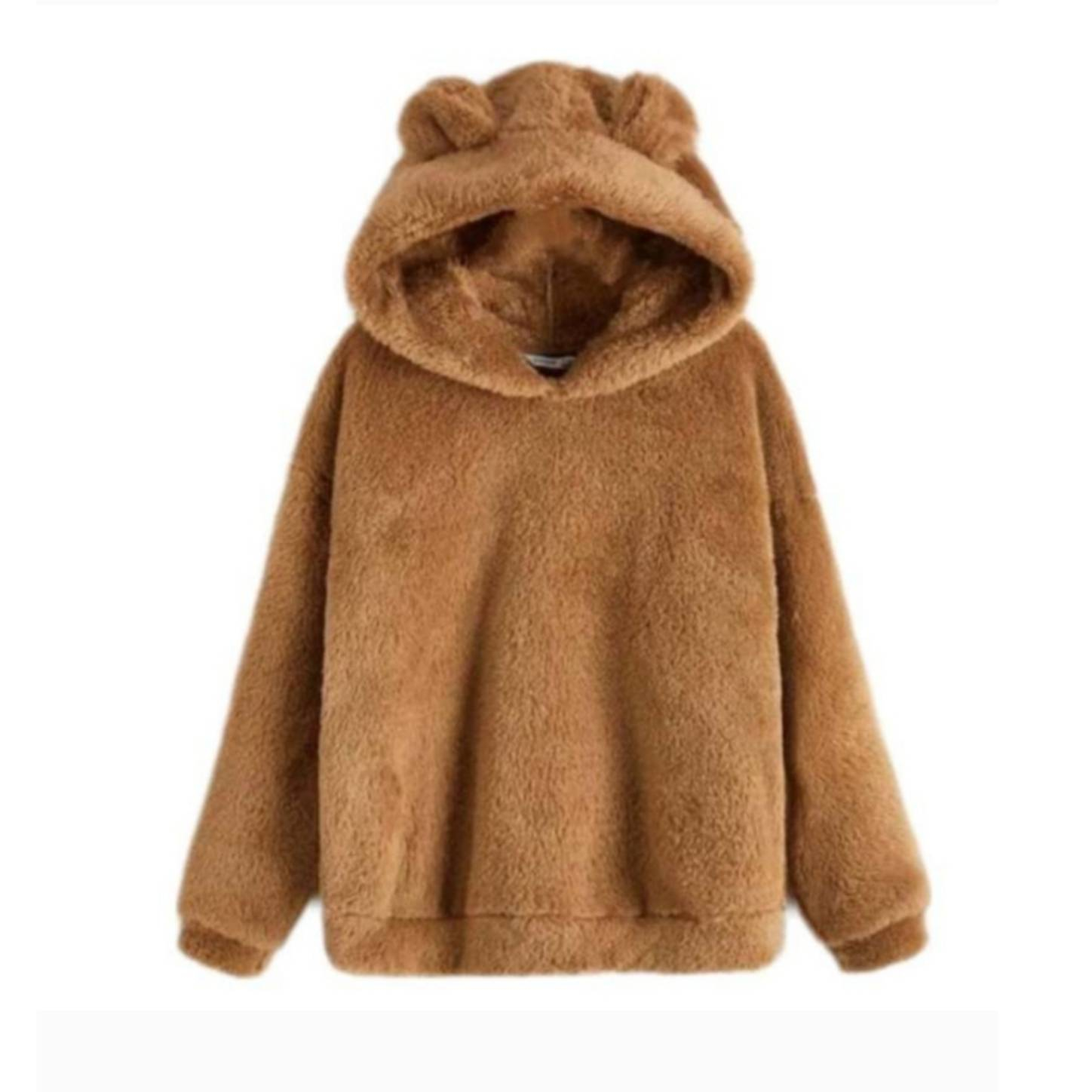 ست هودی و شلوار زنانه مدل پشمی دورو خرسی