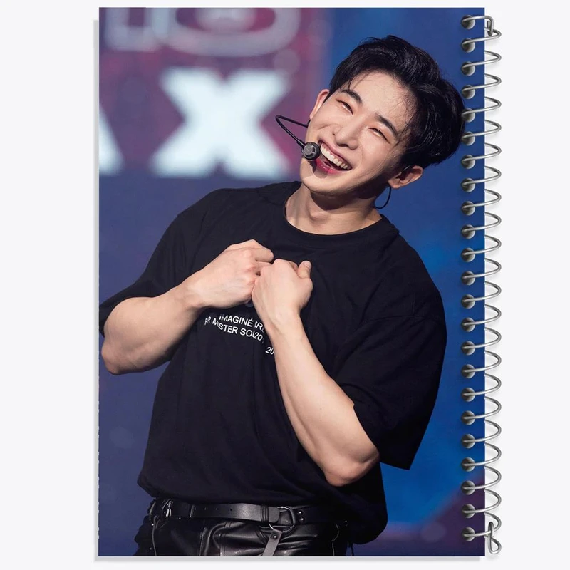 دفتر لیست خرید 50 برگ خندالو طرح ونهو گروه مانستا اکس Monsta X کد 21194