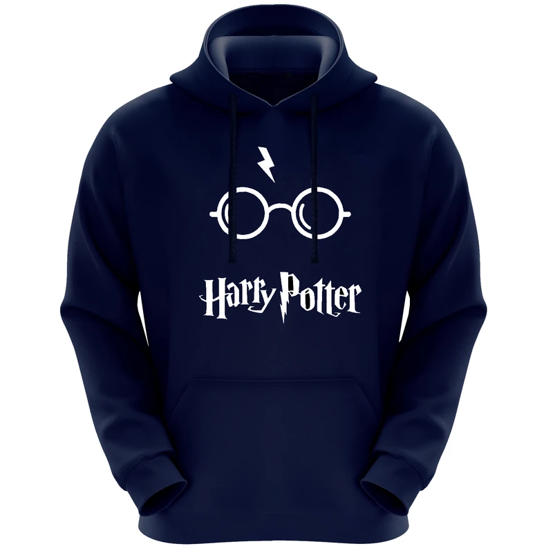 هودی دخترانه مدل هری پاتر W25 ر نگ سرمه ای