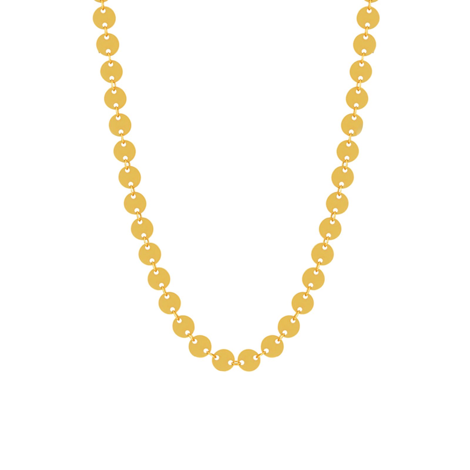 گردنبند طلا 18 عیار زنانه هور گالری مدل Aln481 -  - 1