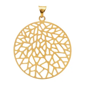 آویز گردنبند طلا 18 عیار زنانه سهی مدل شاخسار کد SP19