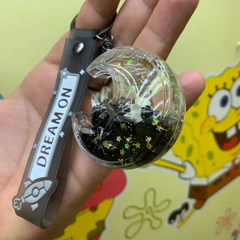 جاکلیدی مدل آکواریومی طرح ماه وفضانورد