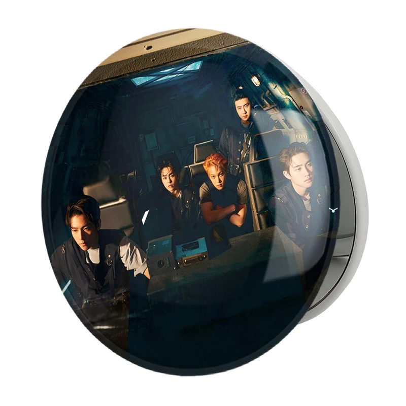 آینه جیبی خندالو طرح گروه اکسو EXO مدل تاشو کد 16829 