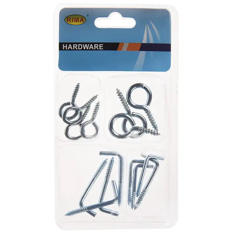مجموعه 15 عددی قلاب و پیچ ریما