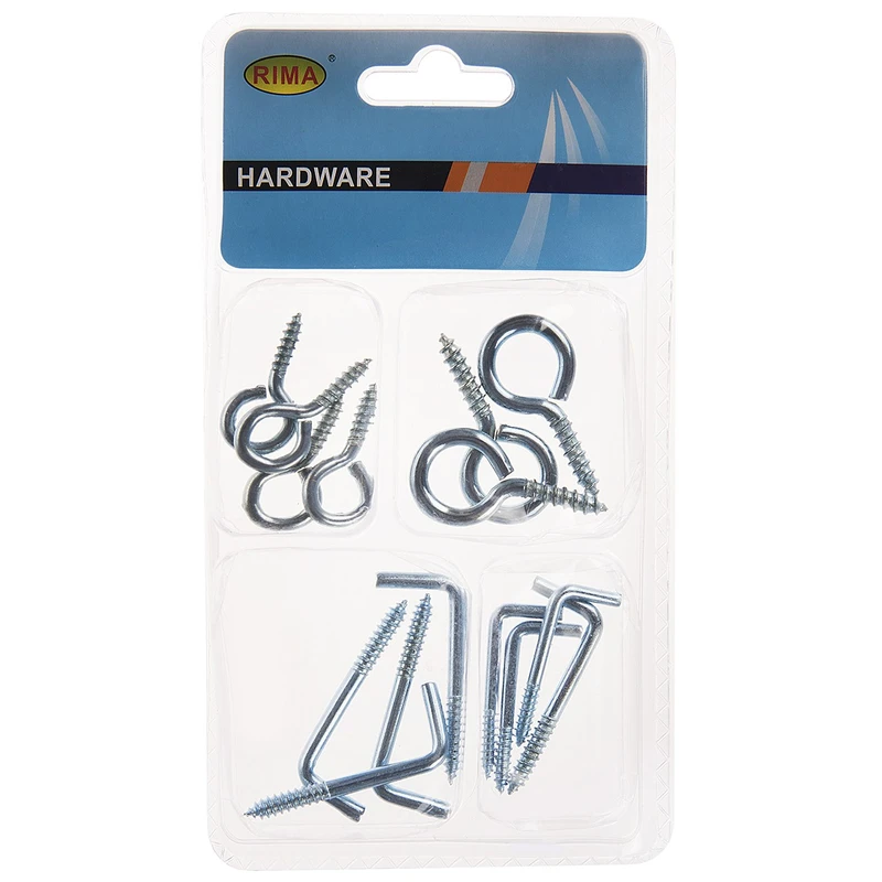 مجموعه 15 عددی قلاب و پیچ ریما