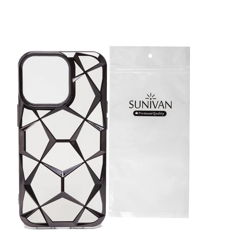 کاور سانیوان مدل پنتگون مناسب برای گوشی موبایل اپل IPHONE 15 PROMAX