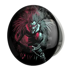 آینه جیبی خندالو طرح ریوک انیمه دفترچه مرگ Death Note مدل تاشو کد 4931 