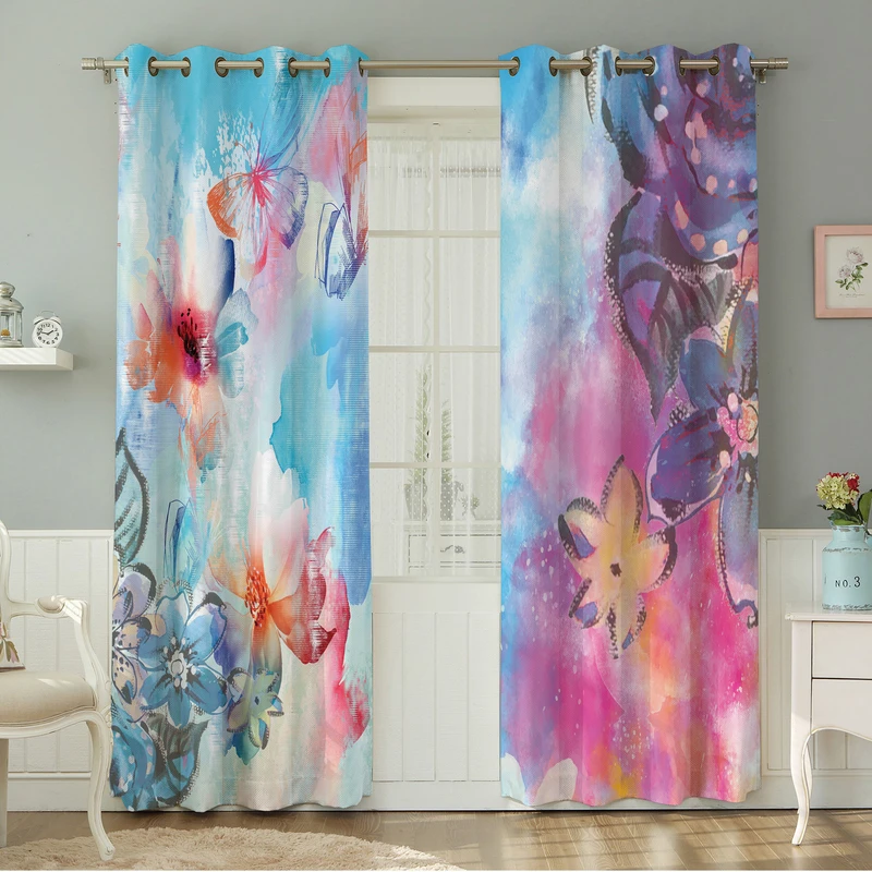 پرده نیروانا طرح   کودک مدل هازان کد 4406 سایز 140×280 سانتی متر