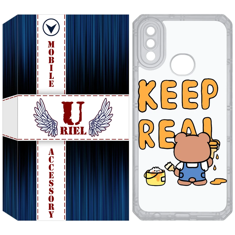 کاور یوریل مدل Clear کد 15 طرح خرس مناسب برای گوشی موبایل سامسونگ Galaxy A10S / M10S
