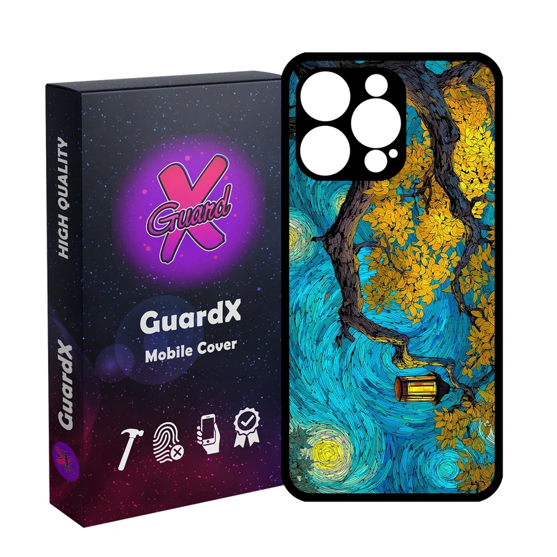 کاور گارد ایکس طرح درخت ونگوگ مدل 10936 مناسب برای گوشی موبایل اپل iPhone 15 Pro Max