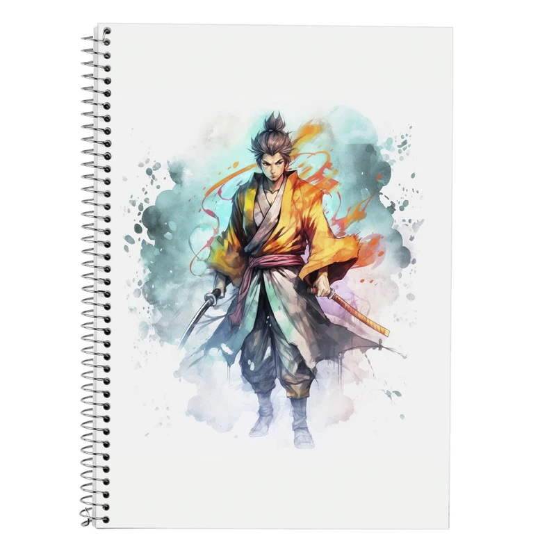 دفتر زبان 50 برگ مدوپد مدل سه خط طرح Demon Slayer کد DF10527