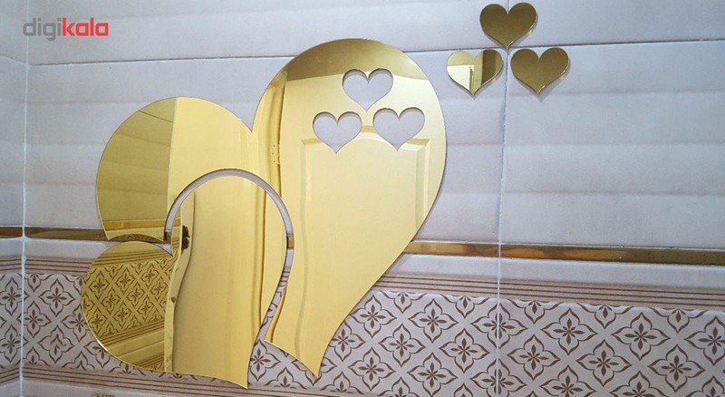 آینه پلکسی گلس پدیده شاپ مدل قلب