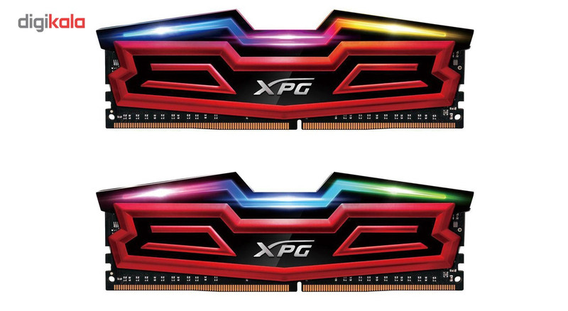 رم کامپیوتر دو کاناله DIMM ای دیتا مدل XPG SPECTRIX D40 با فرکانس 3000 مگاهرتز ظرفیت 16 گیگابایت