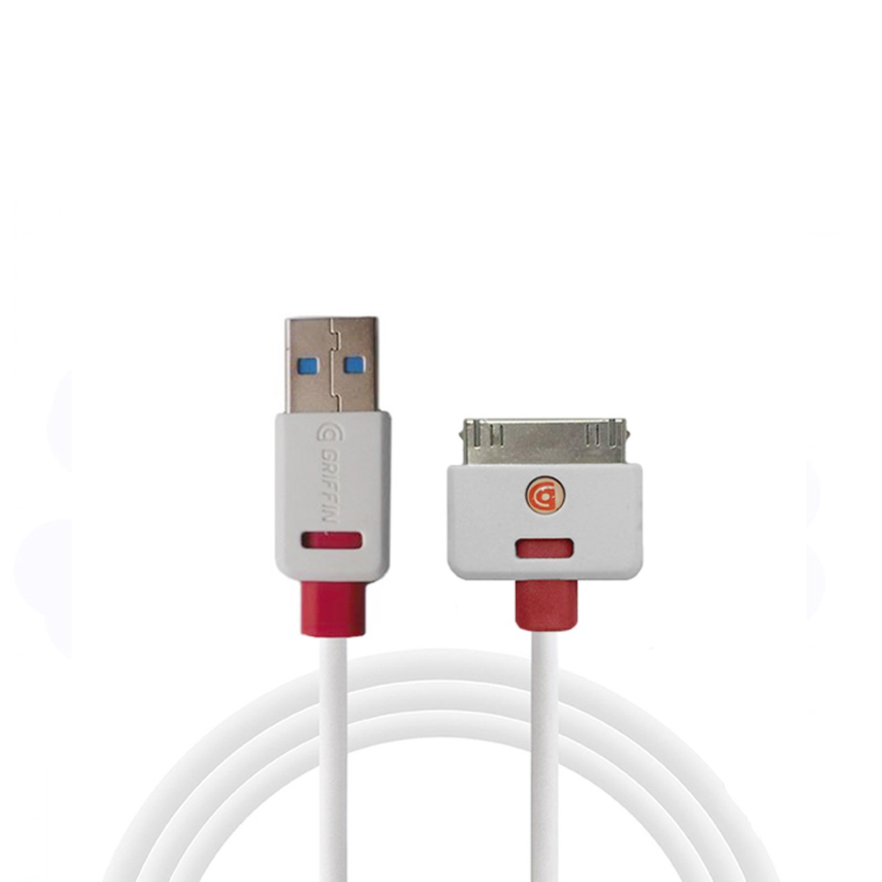 کابل تبدیل USB به 30 پین گریفین مناسب برای آیفون 4 و 4S و آیپد