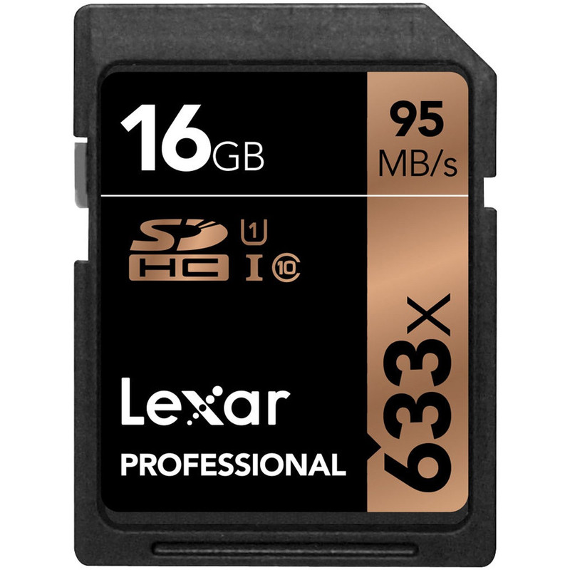 کارت حافظه SDHC لکسار مدل Professional کلاس 10 استاندارد UHS-I U1 سرعت 95MBps ظرفیت 16 گیگابایت