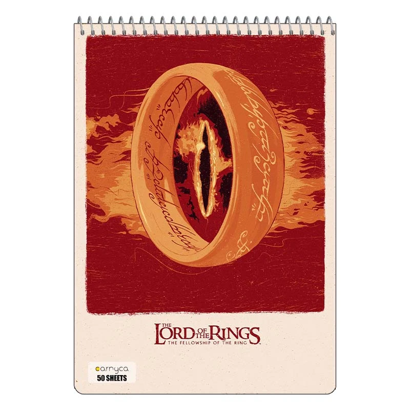 دفتر نقاشی 50 برگ سیمی کارنیکا طرح ارباب حلقه ها Lord of the Rings کد 91280