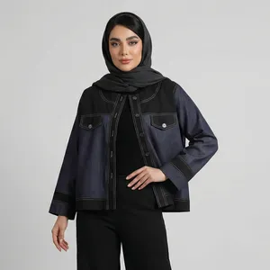 شومیز آستین بلند یقه گرد زنانه مدل S-03