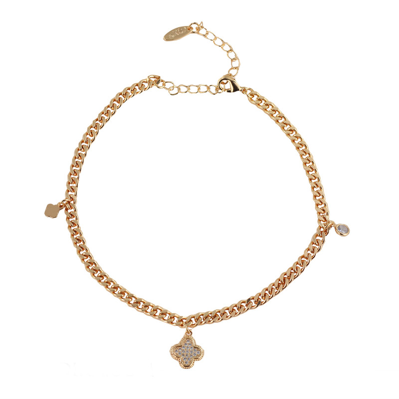 پابند زنانه وای اس ایکس مدل گل کد M157