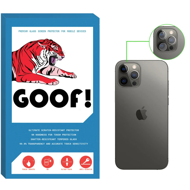 محافظ لنز دوربین گوف مدل SDG مناسب برای گوشی موبایل اپل iPhone 12 Pro Max