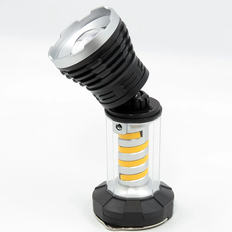 چراغ قوه شارژی چندحالته سولار مدل 404050