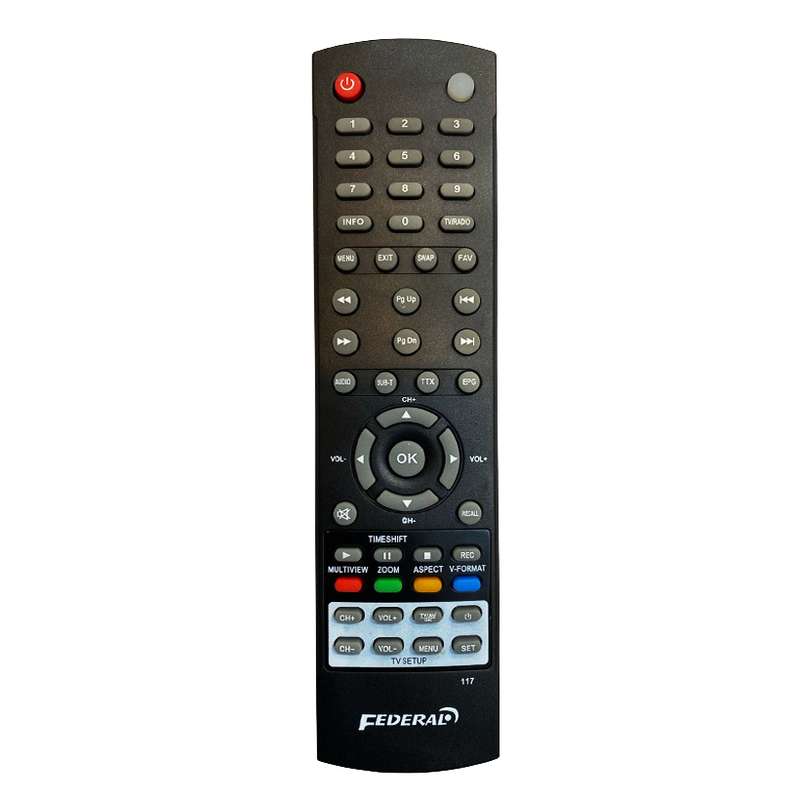 ریموت کنترل گیرنده دیجیتال فدرال مدل 1000
