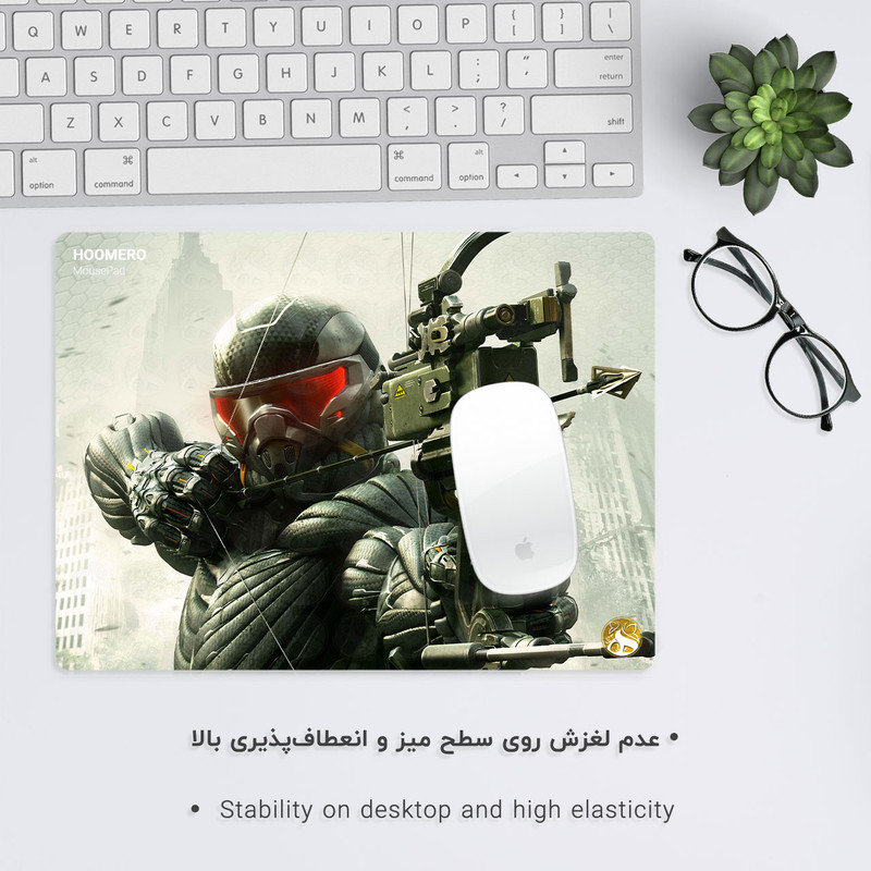 ماوس پد هومرو مدل A4733 طرح بازی Crysis 2