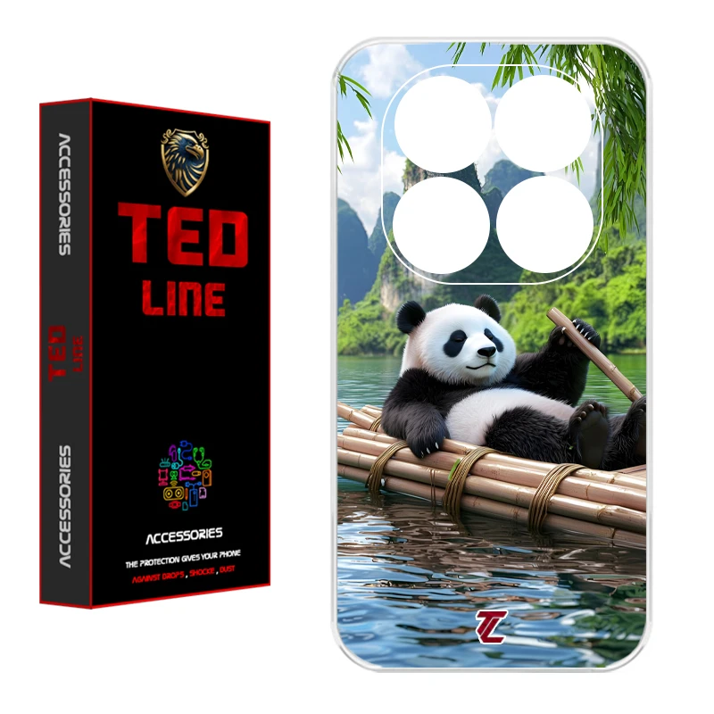 کاور تدلاین طرح پاندا کد 1162 مناسب برای گوشی موبایل شیائومی Poco X7 / Redmi Note 14 Pro 4G