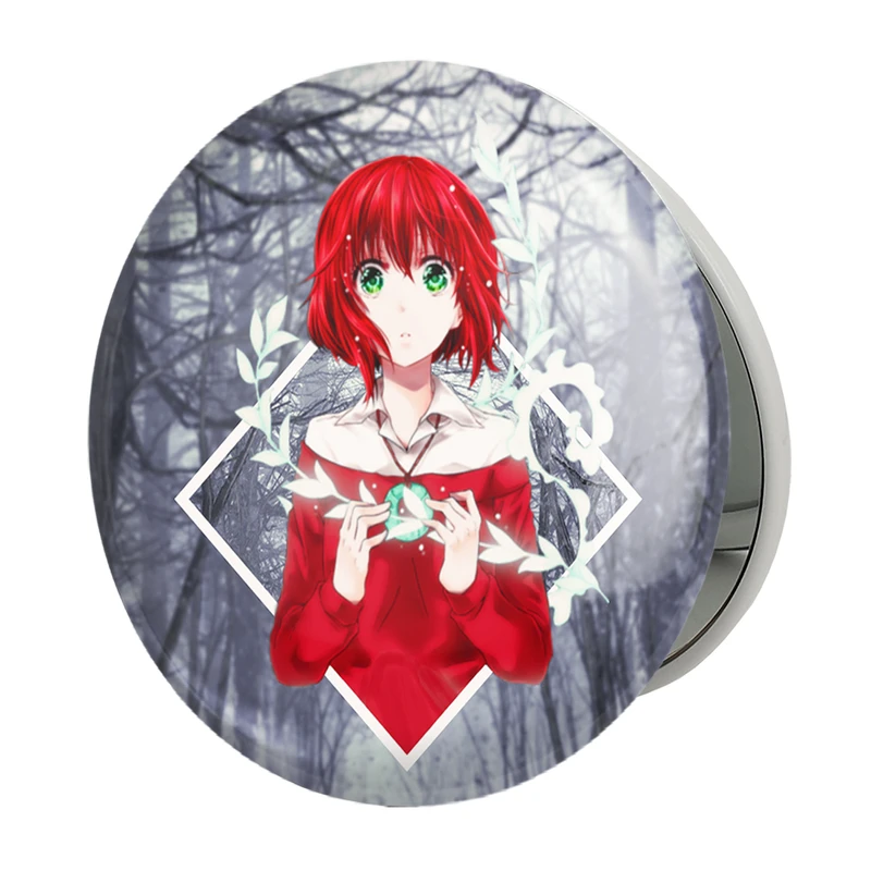 آینه جیبی خندالو طرح چیسه هاتوری انیمه عروس جادوگر باستانی The Ancient Magus Bride مدل تاشو کد 27727 