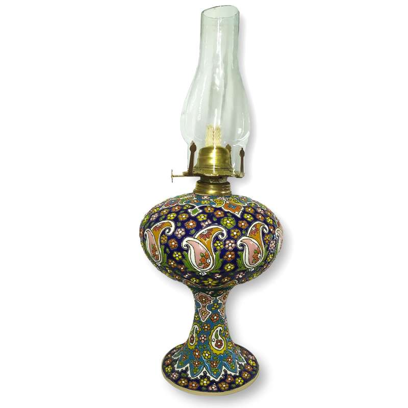 چراغ گردسوز میناکاری طرح سنتی