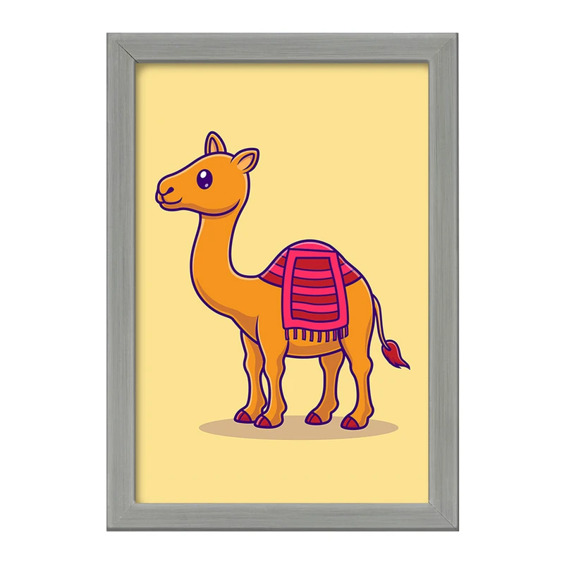 تابلو خندالو طرح حیوانات بامزه شتر کد 29653