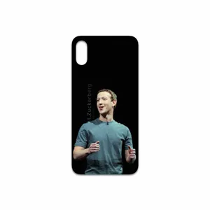 MAHOOT Mark Zuckerberg Cover Sticker for Apple iPhone XS