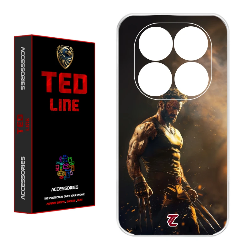 کاور تدلاین طرح ولورین کد 1204 مناسب برای گوشی موبایل شیائومی Poco X7 / Redmi Note 14 Pro 4G