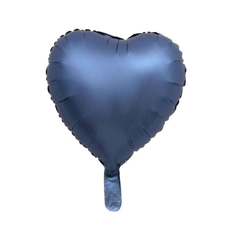 بادکنک فویلی طرح قلب مدل chrome