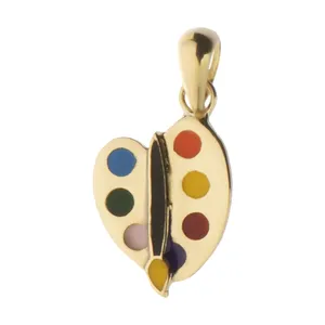 آویز گردنبند طلا 18 عیار زنانه میو گلد مدل N1048