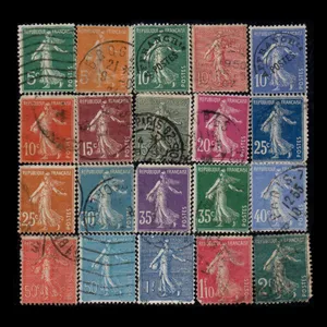 تمبر یادگاری مدل خارجی مجموعه 20 عددی 