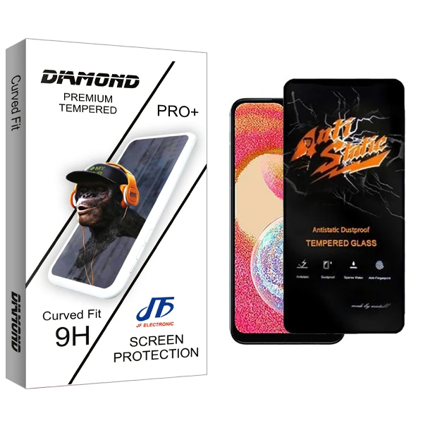 محافظ صفحه نمایش جی اف مدل Diamond Antistatic مناسب برای گوشی موبایل سامسونگ Galaxy A04e