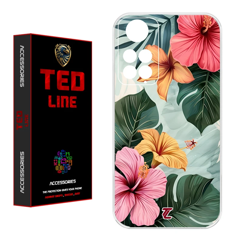 کاور تدلاین طرح گل کد 1142 مناسب برای گوشی موبایل شیائومی Redmi Note 11 4G / Note 11S