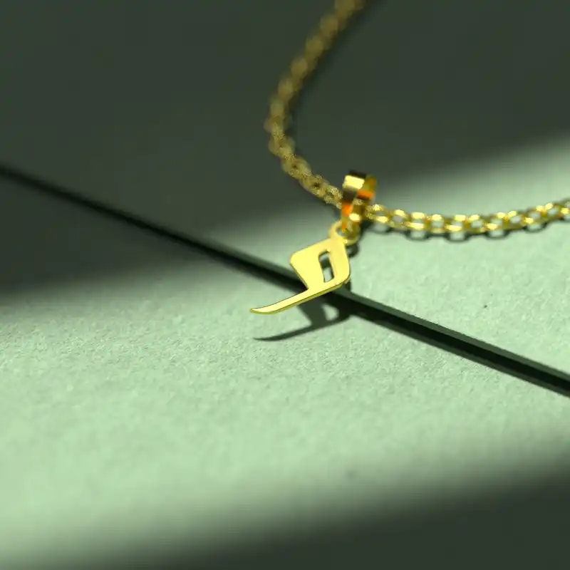 گردنبند طلا 18 عیار زنانه مدوپد مدل حرف و کد I3-1-1650