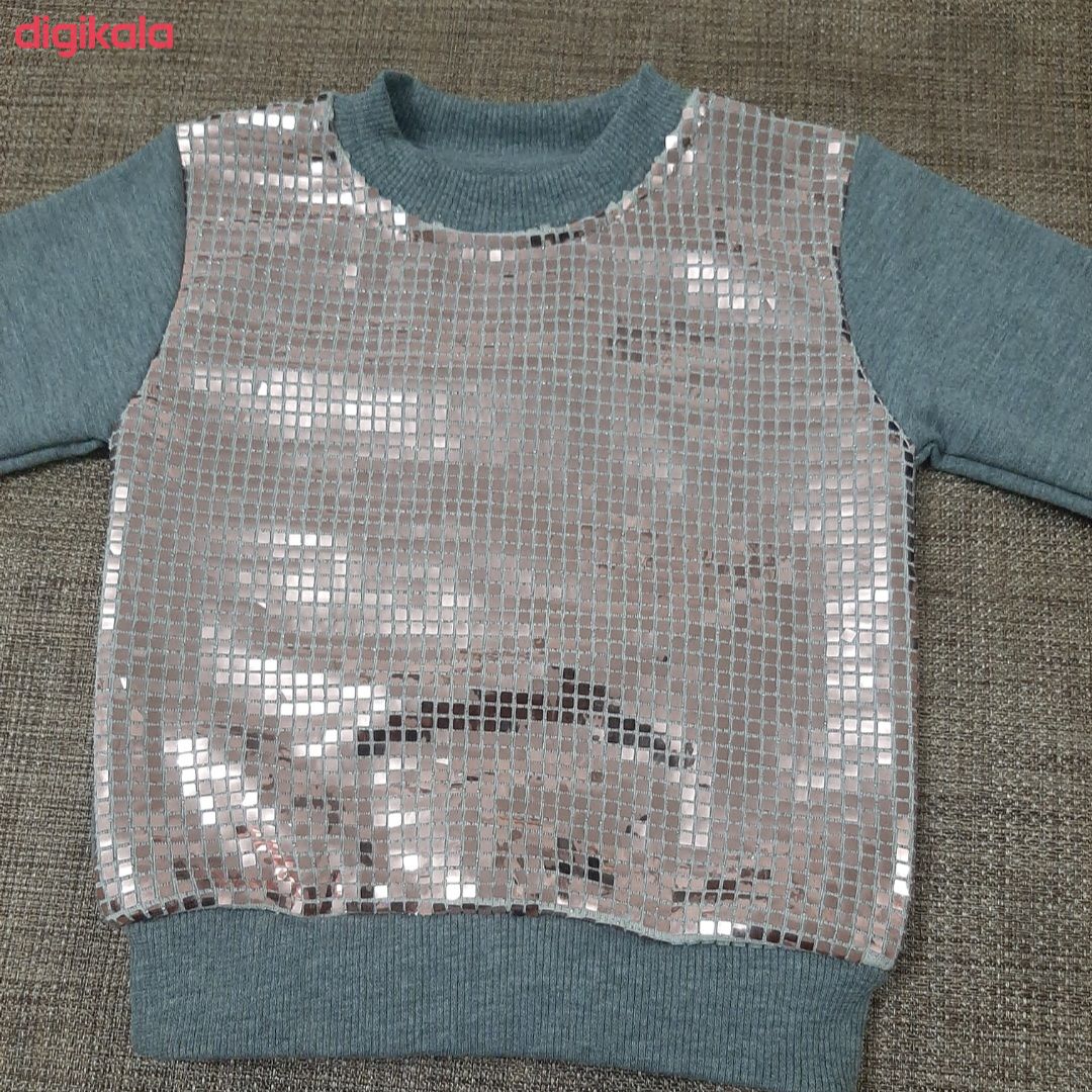 ست سویشرت و شلوار دخترانه مدل آینه ای کد 209 main 1 3