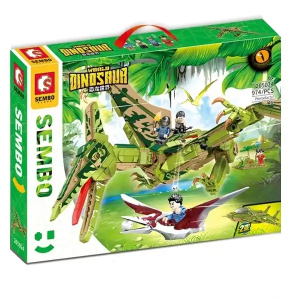 ساختنی سیمبوبلاک مدل WORID DINOSAUR کد 205024