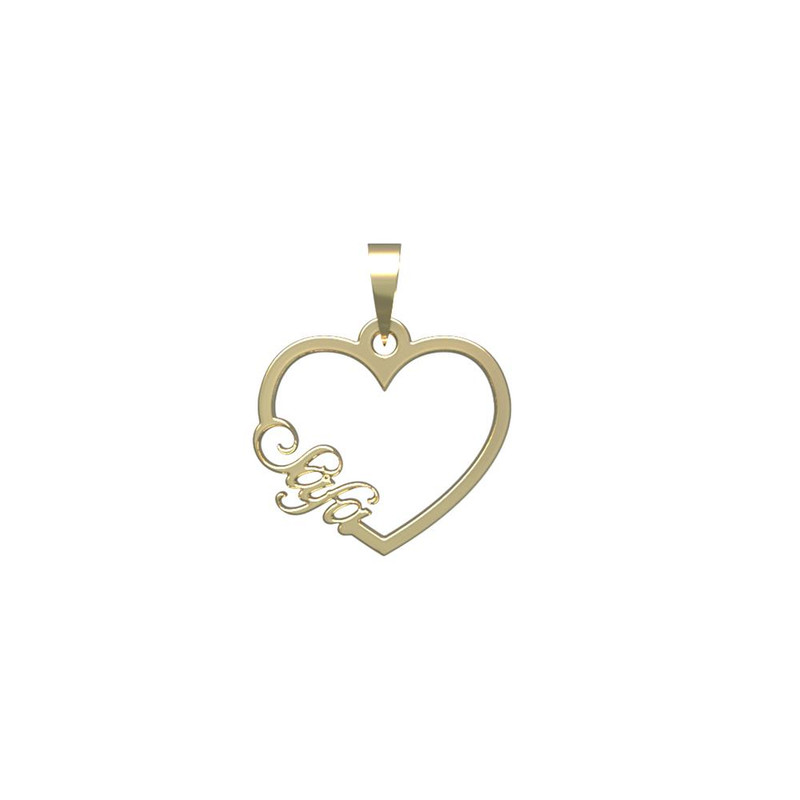 آویز گردنبند طلا 18 عیار زنانه مدوپد مدل اسم صفا safa کد PB1-10460