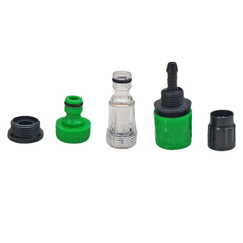 فیلتر و کوپلینگ سرشلنگی و تبدیل کارواش مدل ALL-in-ONE مجموعه 5 عددی
